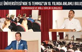 Dicle Üniversitesi'nde 15 Temmuz'un 10....